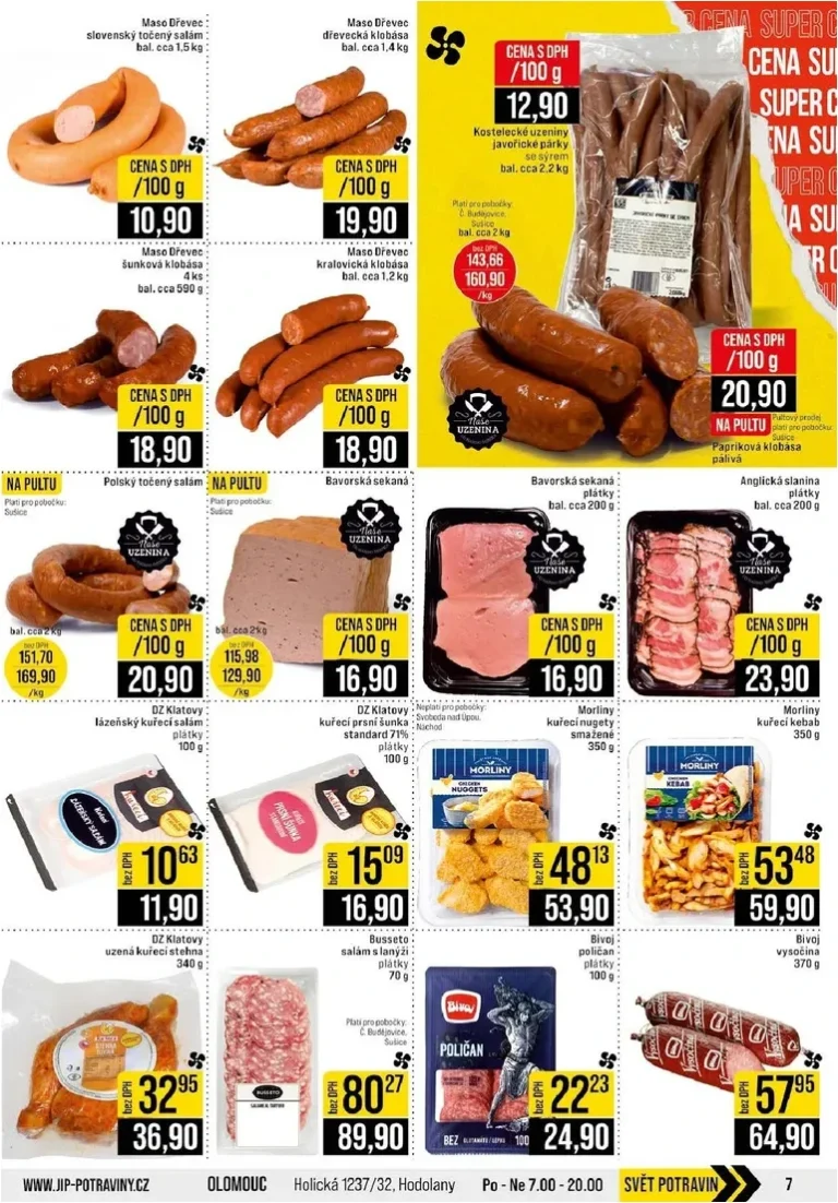 Nejnovější JIP – České Budějovice, Most, Svoboda nad Úpou, Náchod, Sušice leták platný od 03.06.2026 ⭐ - strana 7