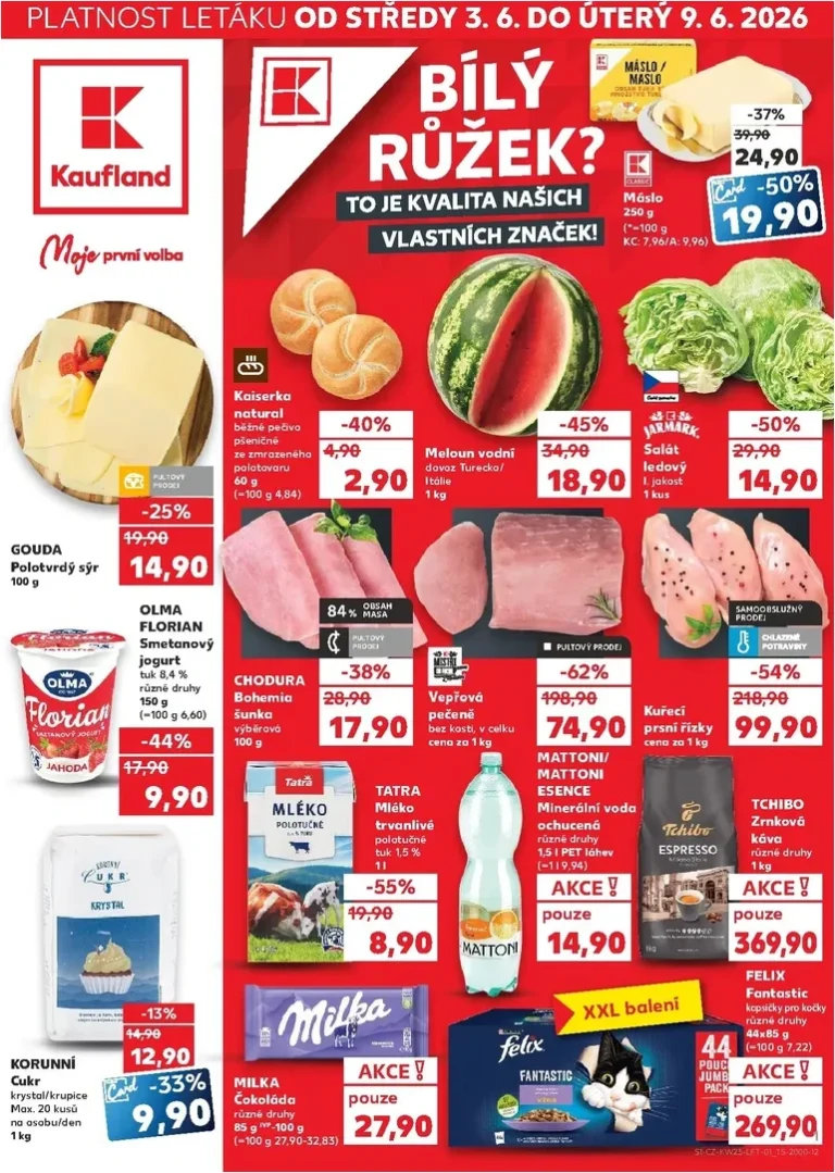 Nejnovější Kaufland – Brno leták platný od 03.06.2026 ⭐ - strana 1