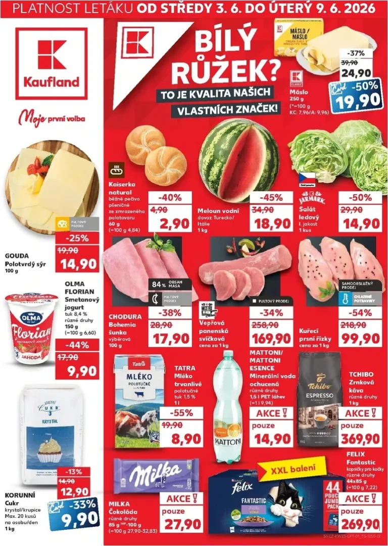 Nejnovější Kaufland – Kolín leták platný od 03.06.2026 ⭐ - strana 1