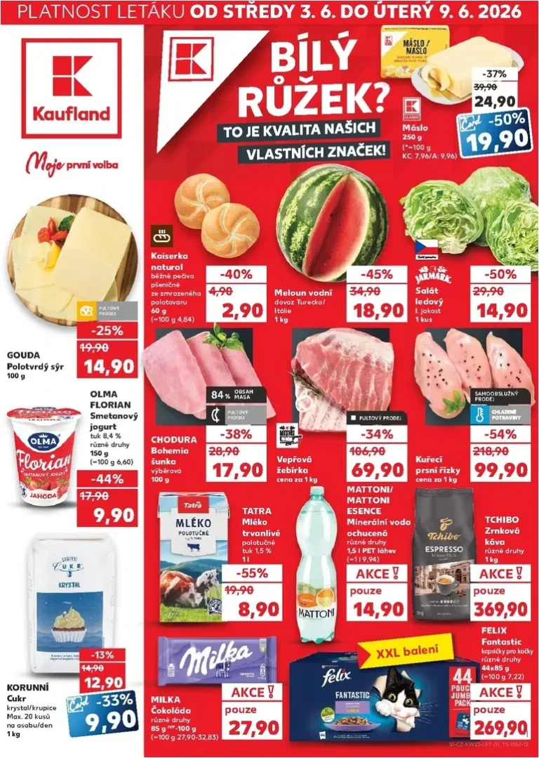 Nejnovější Kaufland – Praha 4 leták platný od 03.06.2026 ⭐ - strana 1