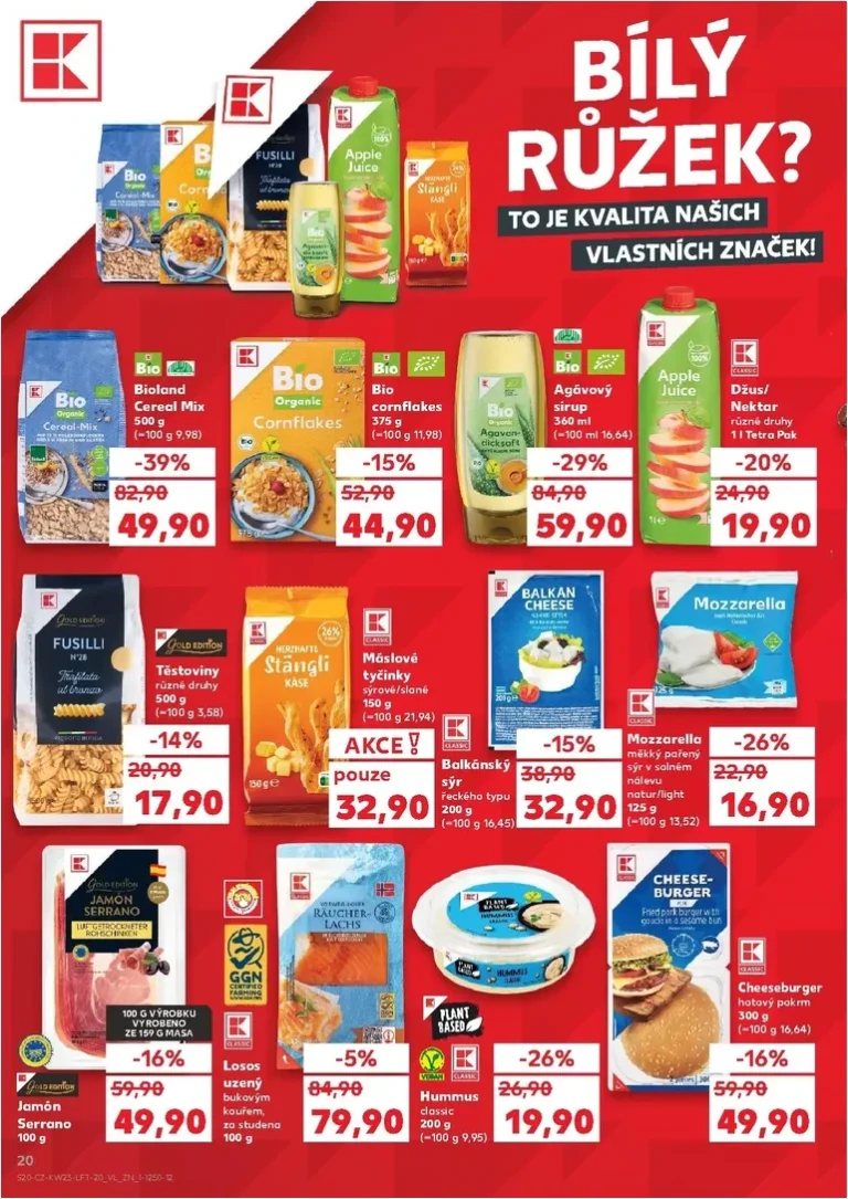 Nejnovější Kaufland – Praha 4 leták platný od 03.06.2026 ⭐ - strana 20