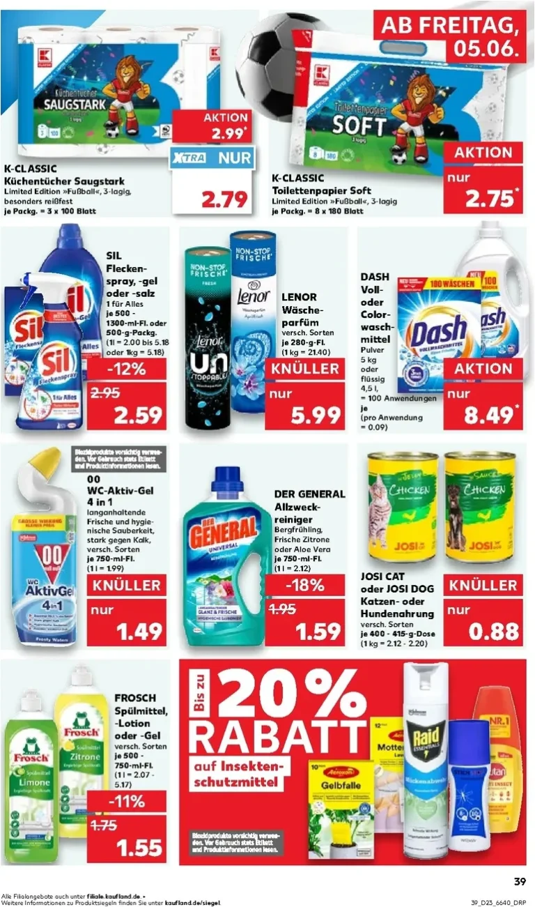 Nejnovější Kaufland Německo leták platný od 05.06.2026 ⭐ - strana 39
