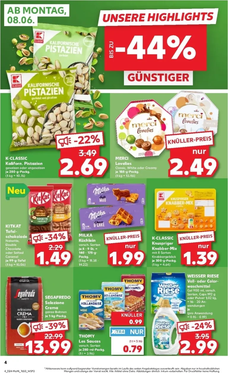 Nejnovější Kaufland Německo – Angebote ab Montag leták platný od 08.06.2026 ⭐ - strana 4