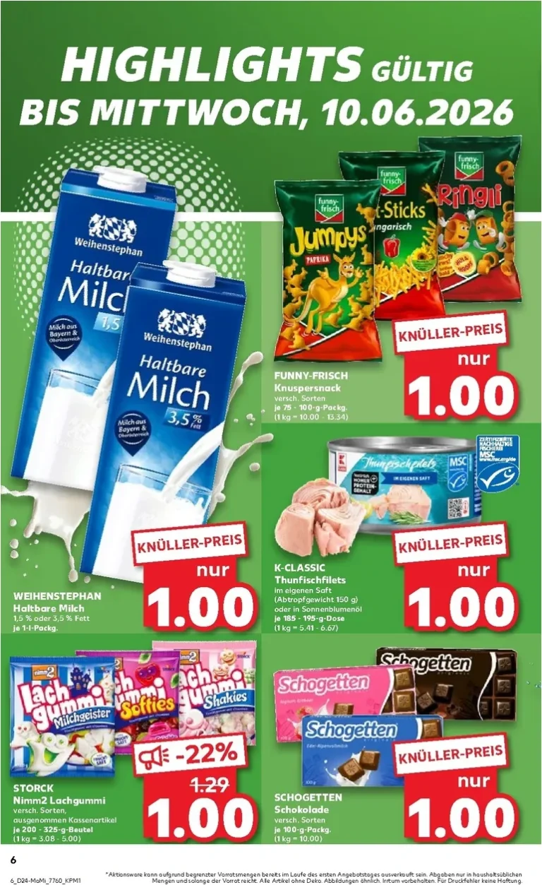 Nejnovější Kaufland Německo – Angebote ab Montag leták platný od 08.06.2026 ⭐ - strana 6