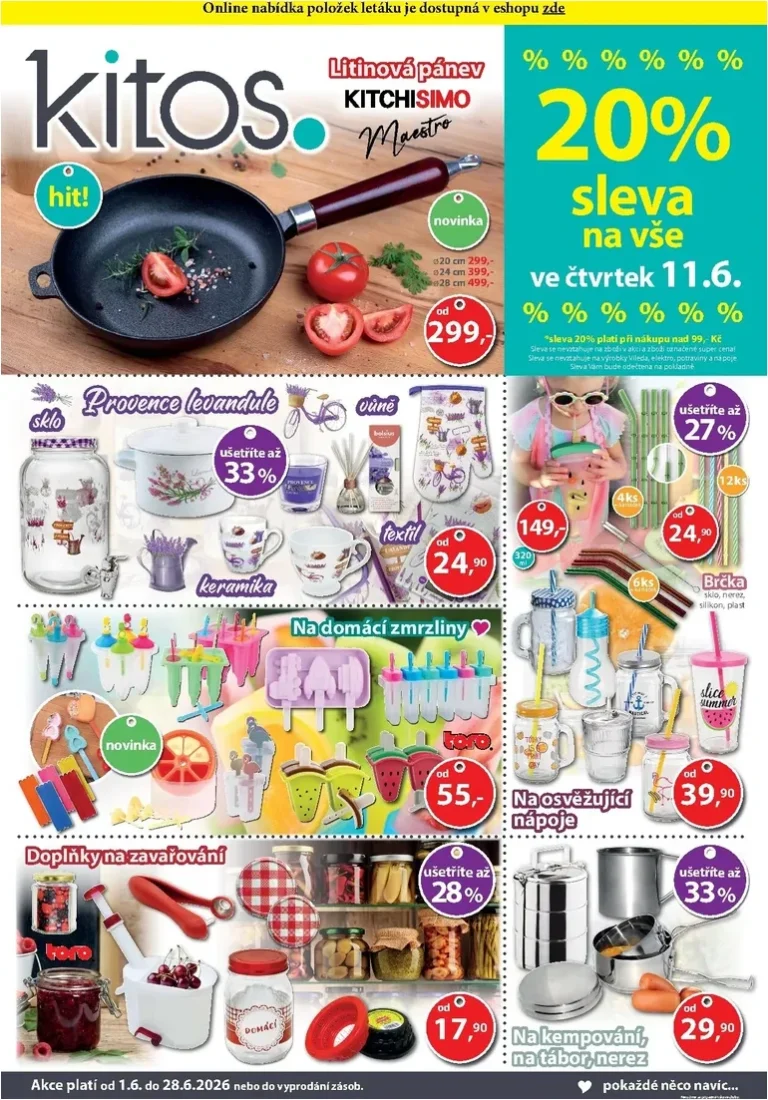 Akční leták Kitos platný od 01.06.2026 - strana 1