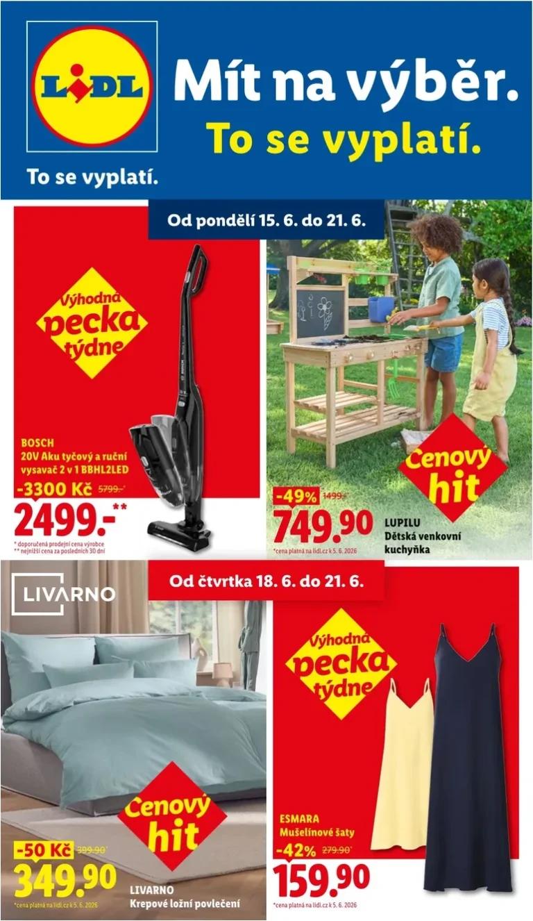 Nejnovější Lidl – Spotřební zboží leták platný od 15.06.2026 ⭐ - strana 1