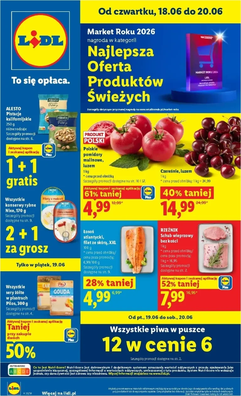 Akční leták Lidl Polsko platný od 18.06.2026 - strana 1