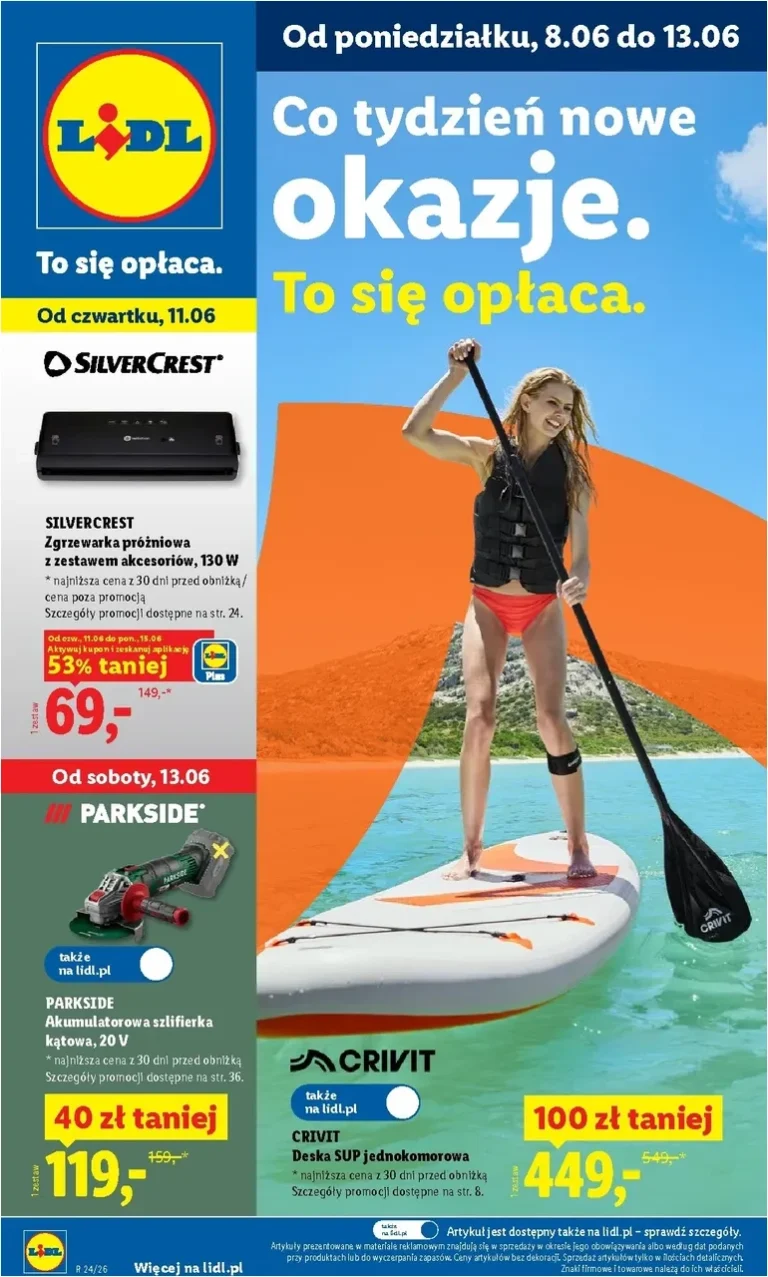 Nejnovější Lidl Polsko – Katalog Okazji leták platný od 08.06.2026 ⭐ - strana 1