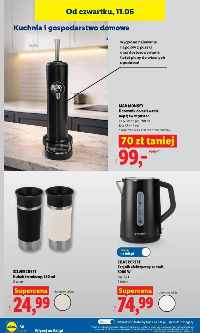 Nejnovější Lidl Polsko – Katalog Okazji leták platný od 08.06.2026 ⭐ - strana 34