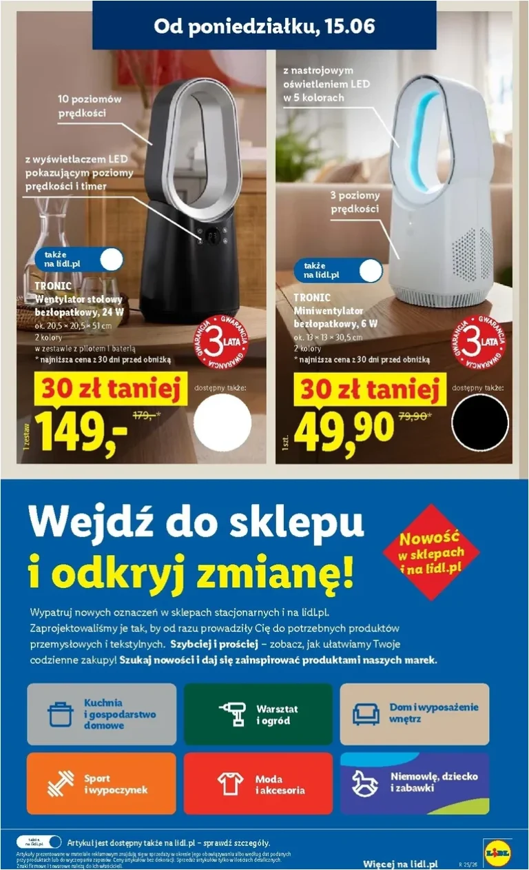 Nejnovější Lidl Polsko – Gazetka ważna od 15.06 do 17.06 leták platný od 15.06.2026 ⭐ - strana 29