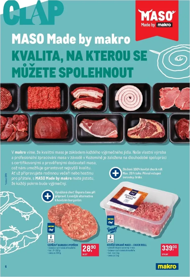 Akční leták Makro – Pro milovníky jídla platný od 03.06.2026 - strana 6