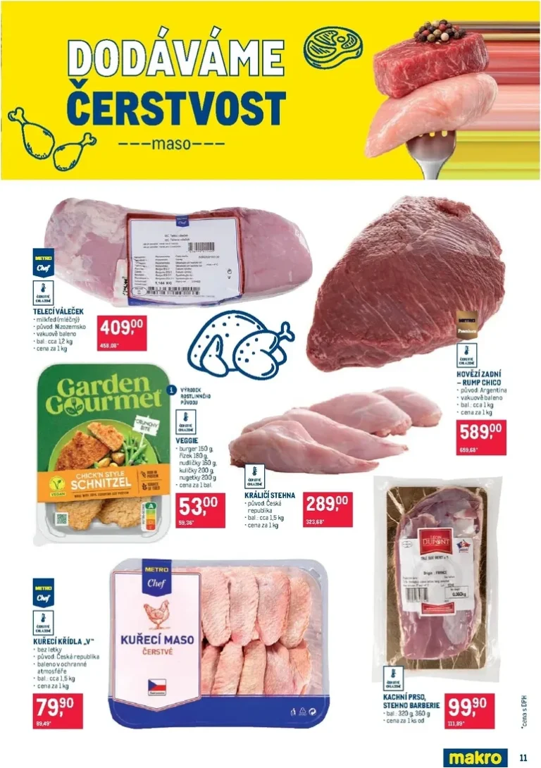 Akční leták Makro – Pro milovníky jídla platný od 03.06.2026 - strana 11