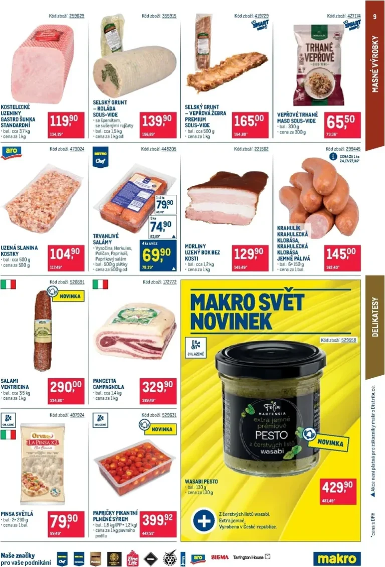 Akční leták Makro – Gastronomie platný od 17.06.2026 - strana 9