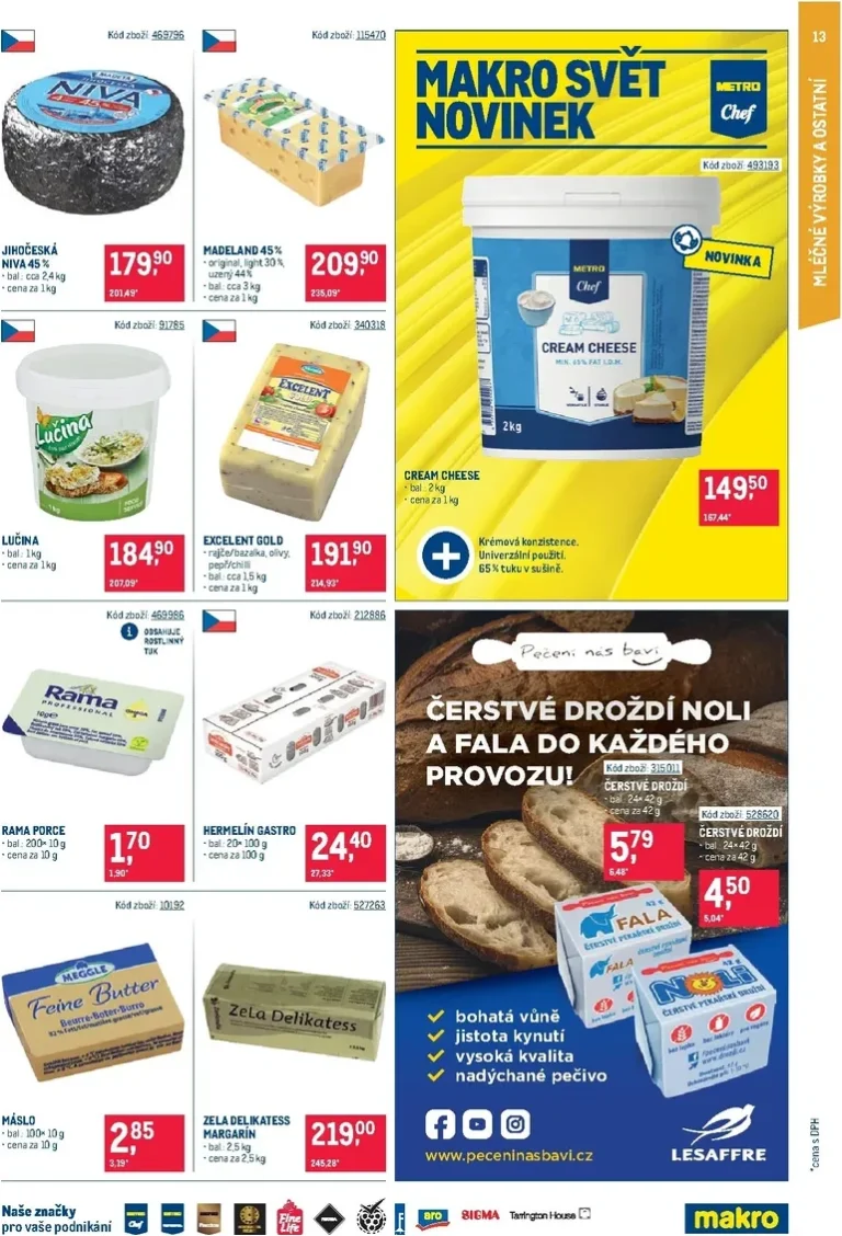 Akční leták Makro – Gastronomie platný od 17.06.2026 - strana 13