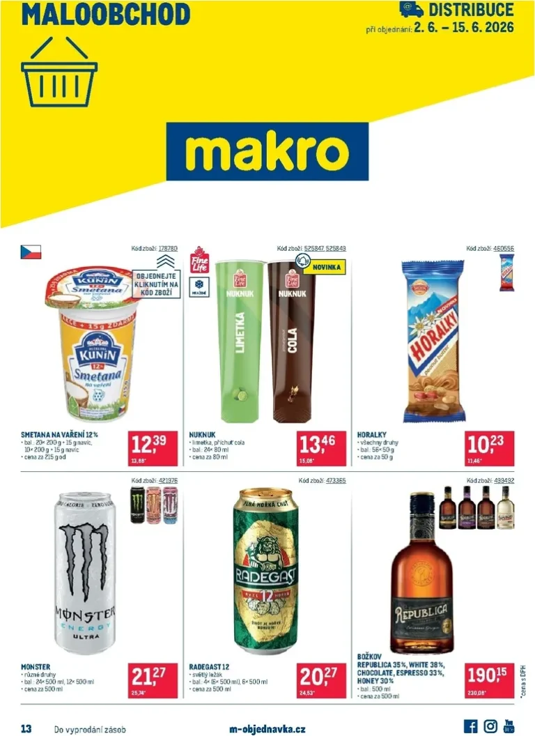 Akční leták Makro – Maloobchod – Distribuce platný od 02.06.2026 - strana 1