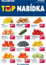 Akční leták Makro – TOP ovoce a zelenina – Distribuce Maloobchod platný od 02.06.2026