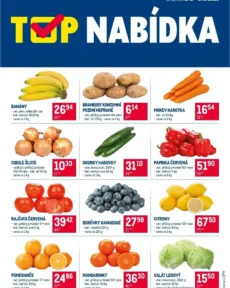 Akční leták Makro – TOP ovoce a zelenina – Distribuce Maloobchod platný od 02.06.2026