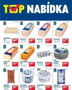 Akční leták Makro – TOP mléčné výrobky – Distribuce platný od 02.06.2026
