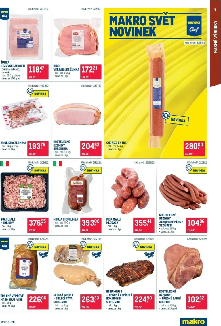 Akční leták Makro – Gastronomie – Distribuce platný od 02.06.2026 - strana 9