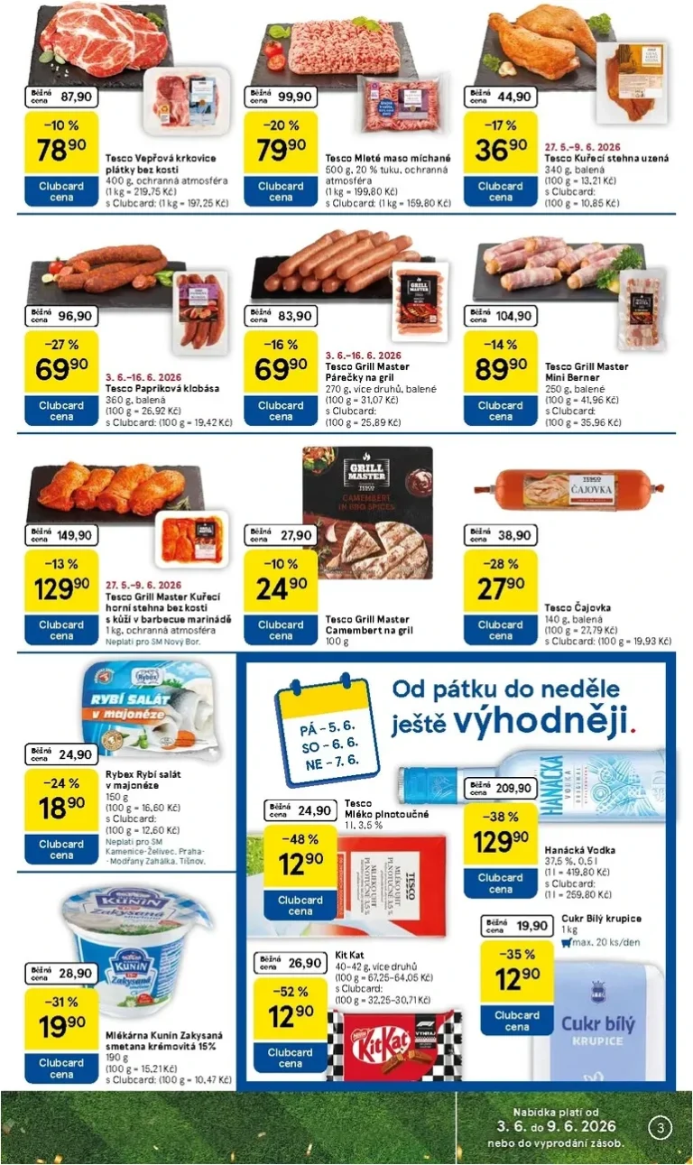 Nejnovější Tesco supermarket leták platný od 03.06.2026 ⭐ - strana 3