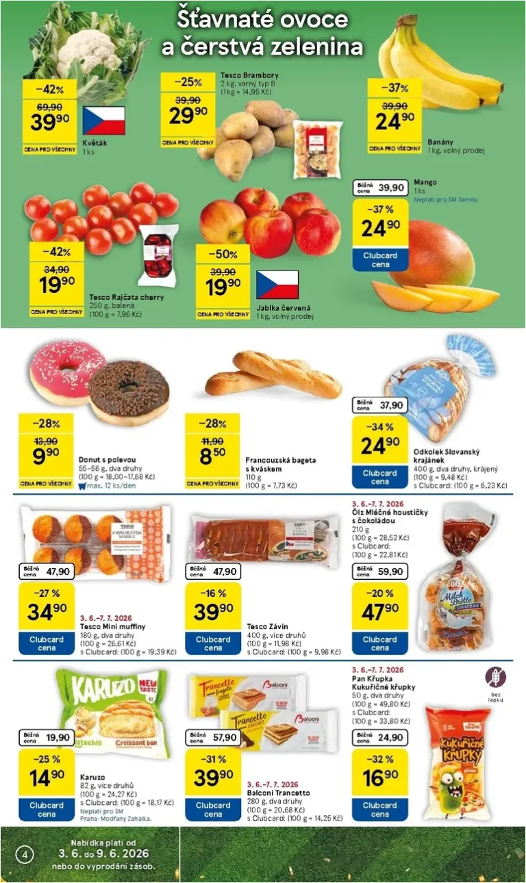 Nejnovější Tesco supermarket leták platný od 03.06.2026 ⭐ - strana 4