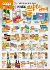 Nejnovější Trefa – COOP naše super ceny leták platný od 03.06.2026 ⭐