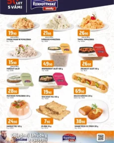 Nejnovější Trefa – Vltavotýnské lahůdky – 50 let s vámi leták platný od 03.06.2026 ⭐